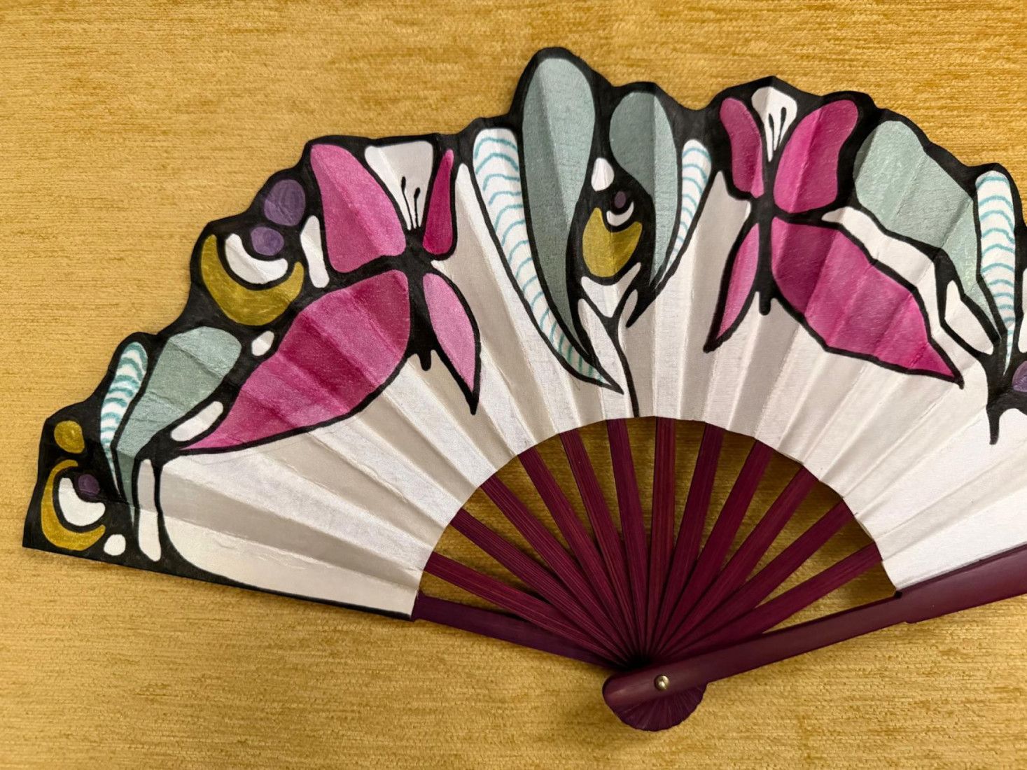 Abanico mariposas
